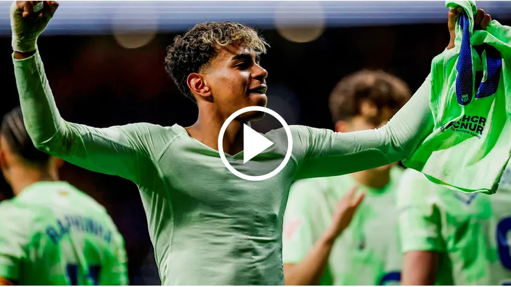 Lamine Yamal le dio el triunfo al Barcelona vs. Atlético de Madrid
