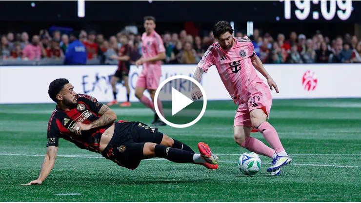 Lionel Messi marcó el 1-1 en Atlanta United vs. Inter Miami