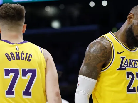 Luka Doncic sobrevive con Lakers mientras LeBron está lesionado