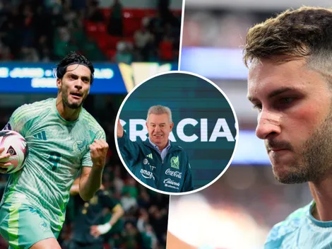 Aguirre se la juega entre Santiago Giménez y Raúl Jiménez y divide a México
