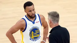 Stephen Curry y Steve Kerr.