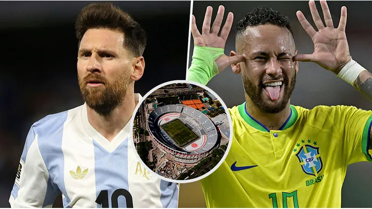 Messi y Neymar no jugarán en el Monumental.