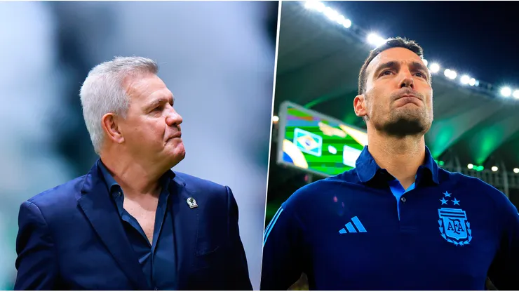 Lionel Scaloni y Javier Aguirre
