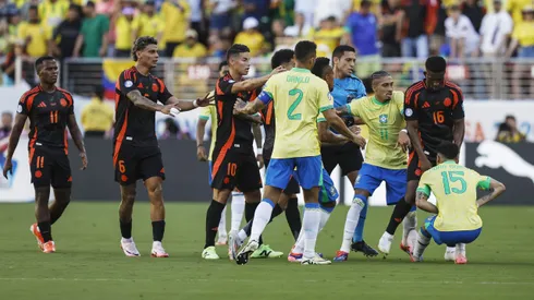 Brasil-Colombia, un partido sudamericano siempre caliente.