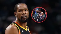 Kevin Durant y LeBron James.