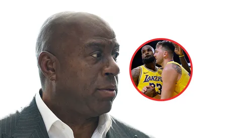 Magic Johnson, LeBron James y Luka Doncic.