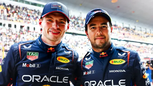 Max Verstappen y Checo Pérez en el Gran Premio de China 2024