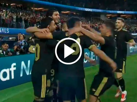 VIDEO: Raúl Jiménez madrugó a Canadá y marcó el 1-0 de México en la semifinal