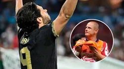 Raúl Jiménez le pisa los talones a Javier Hernández.