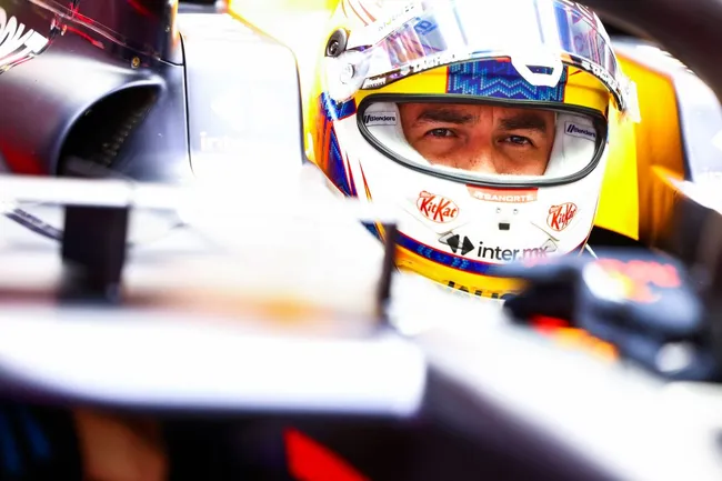 Checo Pérez en el GP de China de 2024.