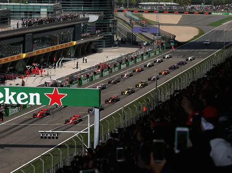 La parrilla de salida para la carrera del GP de China