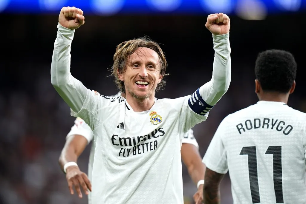 Luka Modric manifestó su deseo de retirarse en Real Madrid. (Getty Images)