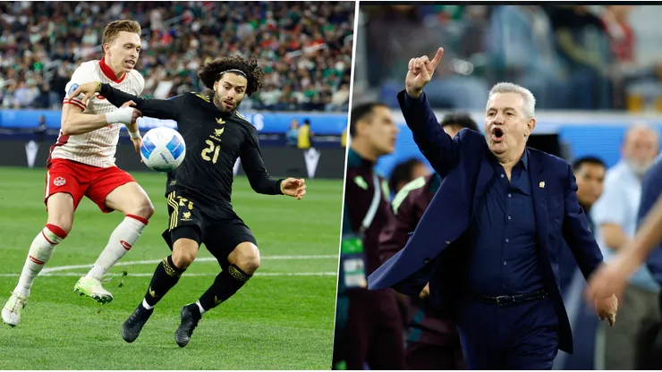 Javier Aguirre y César Huerta