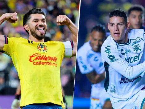 James Rodríguez gana 5 millones en León y esto percibe Henry Martín en América