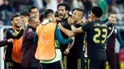 Los jugadores de México, a puro festejo.