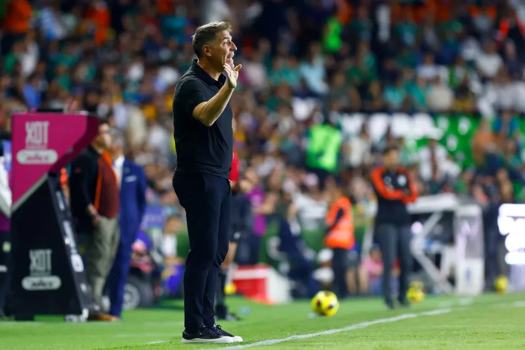 Eduardo Berizzo, DT de León, habló tras el amistoso disputado por su equipo ante Municipal de Guatemala en Los Ángeles. (Getty Images)