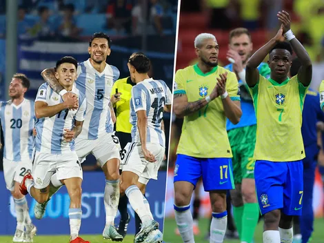 Las alineaciones de Argentina vs. Brasil por las Eliminatorias Conmebol