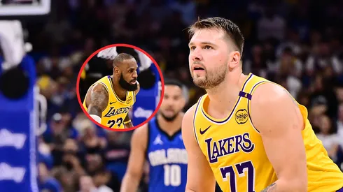 LeBron James y Luka Doncic.