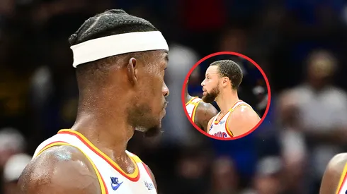 Jimmy Butler y Stephen Curry.