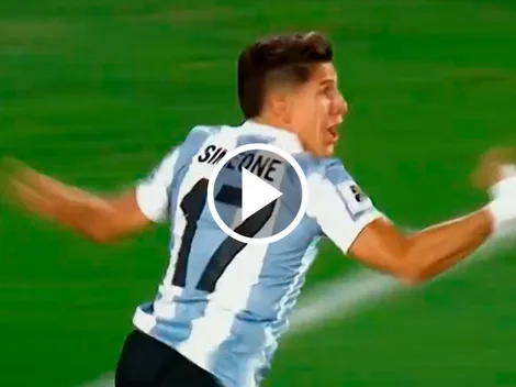 VIDEO: el gol de Giuliano Simeone para el 4-1 de Argentina ante Brasil