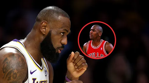 LeBron James y Michael Jordan.