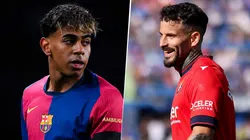 Barcelona y Osasuna se enfrentan por LaLiga.