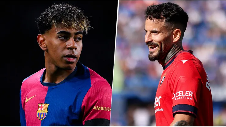 Barcelona y Osasuna se enfrentan por LaLiga.