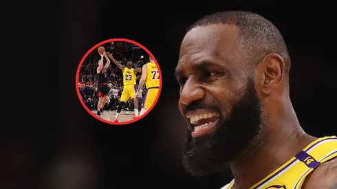 Josh Giddey y LeBron James.