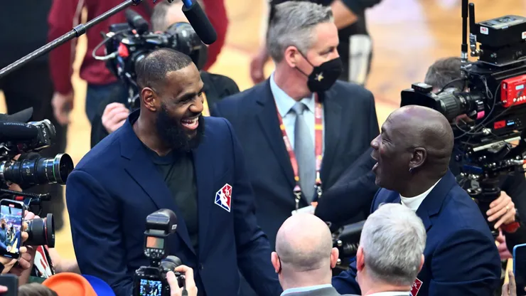Lebron James y Michael Jordan