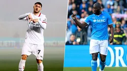 Milan y Napoli se enfrentan por la Serie A