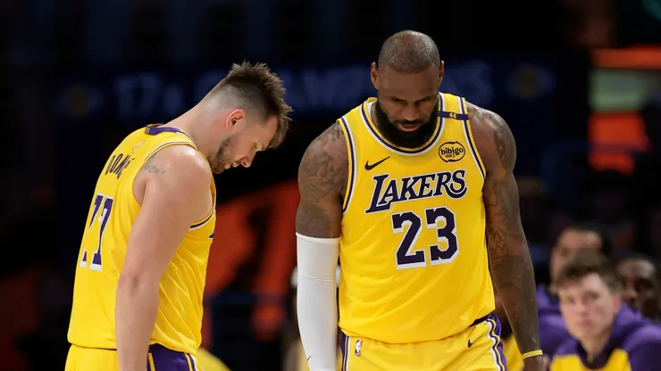 LeBron James y Luka Doncic