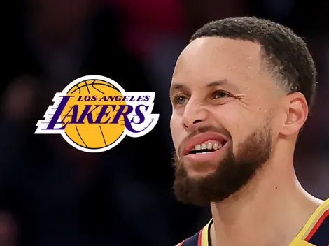 A Curry le ‘pusieron’ el jersey de los Lakers y esto fue lo que pasó