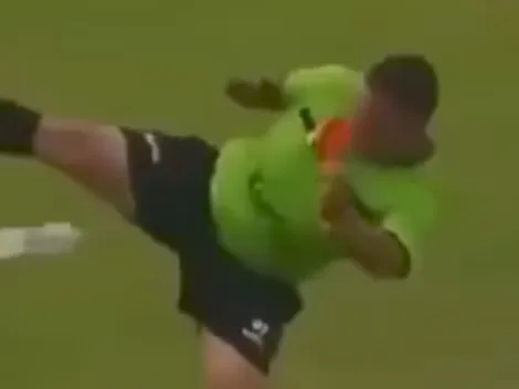 La brutal patada karateka de un árbitro a un aficionado en Perú