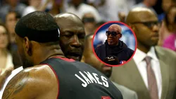 LeBron James, Michael Jordan y Dennis Rodman.