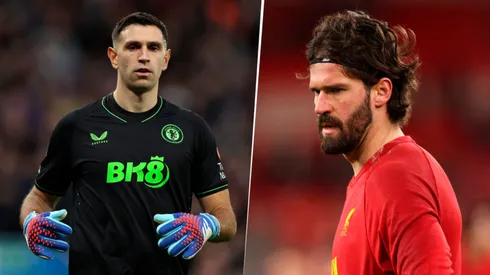 Dibu Martínez y Alisson Becker