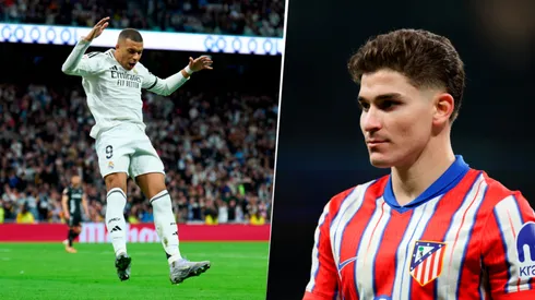 Kylian Mbappé y Julián Álvarez