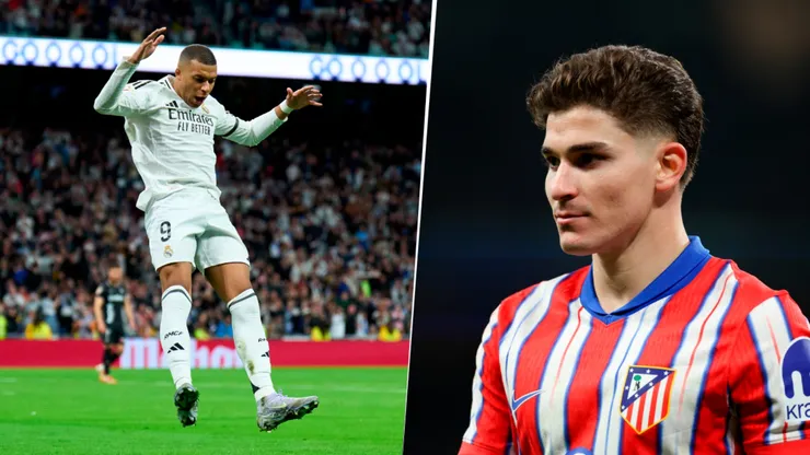 Kylian Mbappé y Julián Álvarez