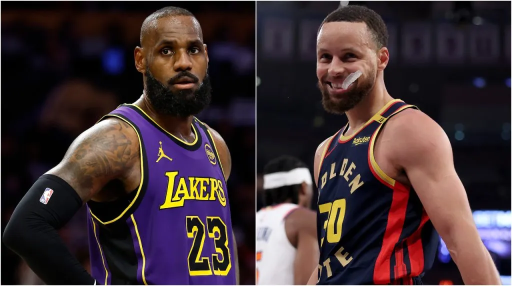 LeBron James y Stephen Curry. (Foto: Getty Images)