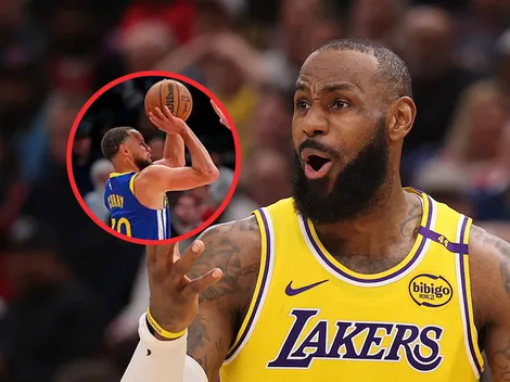 Así reaccionó LeBron al ver el juego de Stephen Curry con 52 puntos