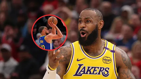 Stephen Curry y LeBron James.