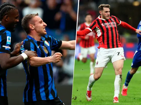 Las alineaciones de Milan vs. Inter por la Copa de Italia 2024-25