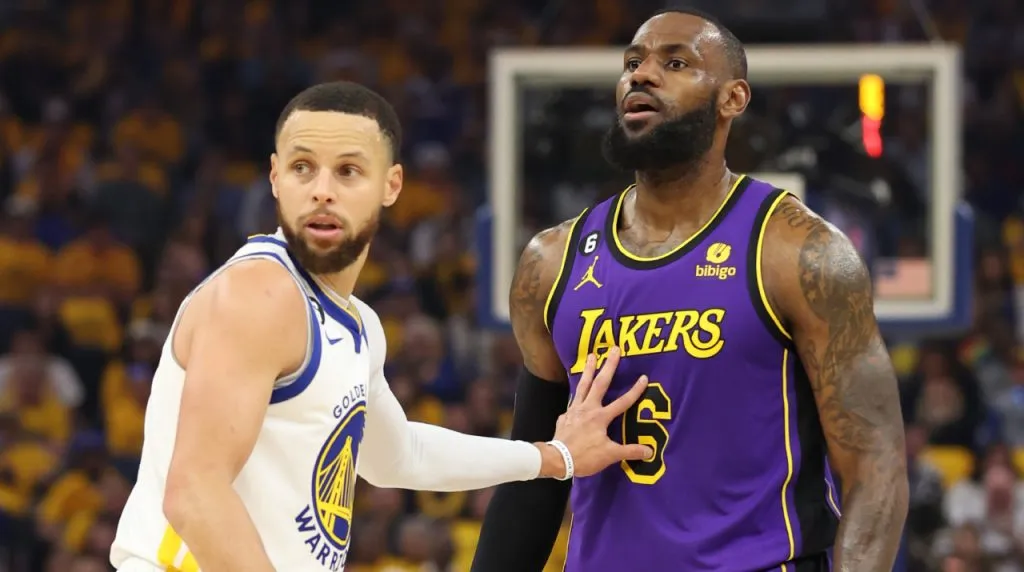 Stephen Curry vs. LeBron James. (Foto: Getty Images)