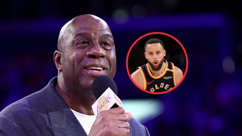 Magic Johnson y Stephen Curry.