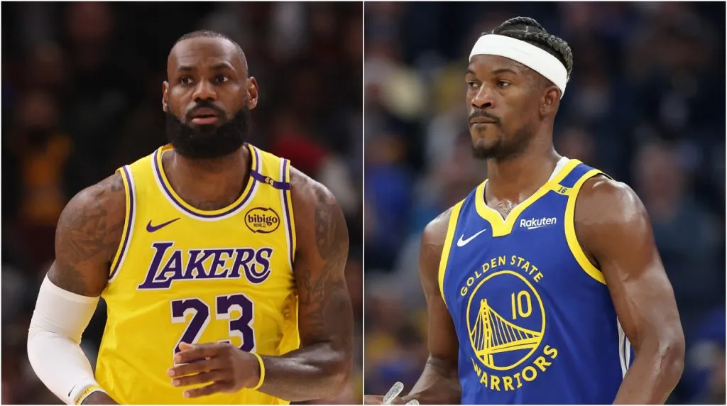LeBron James y Jimmy Butler. (Foto: Getty Images)