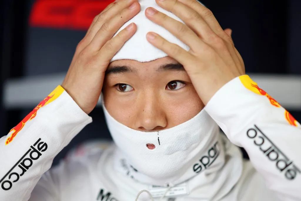 Yuki Tsunoda en el Gran Premio de Japón (GETTY IMAGES)