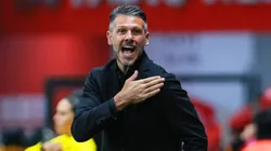 Martín Demichelis tuvo un fuerte cruce con otro referente en River Plate