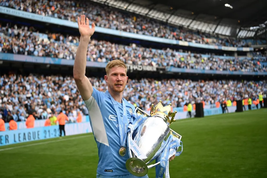 Kevin De Bruyne es una leyenda del Manchester City (Getty Images)