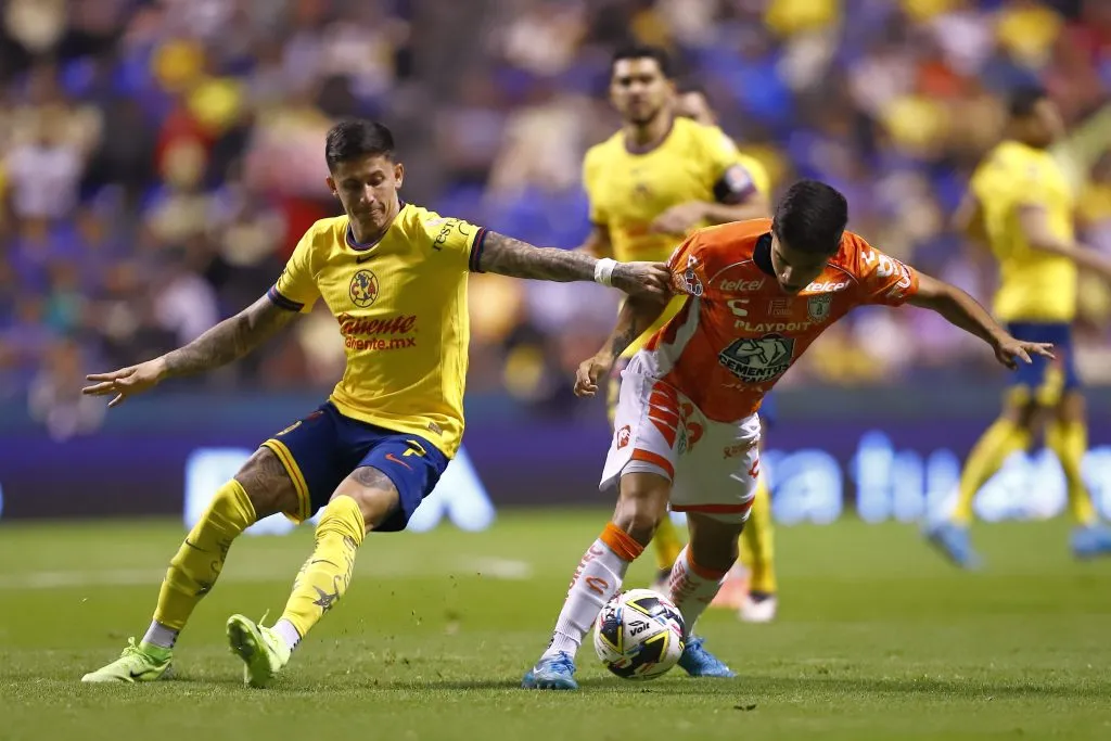 América se impuso por 2-1 ante Pachuca en el último enfrentamiento entre ambos, disputado en noviembre del 2024 por el pasado Apertura. (Imago7)