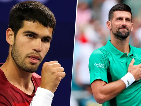 Mientras Carlos Alcaraz ganó 42,3 millones, lo que se llevó Novak Djokovic