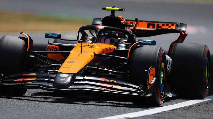 Lando Norris, de McLaren, en el GP de Japón 2025